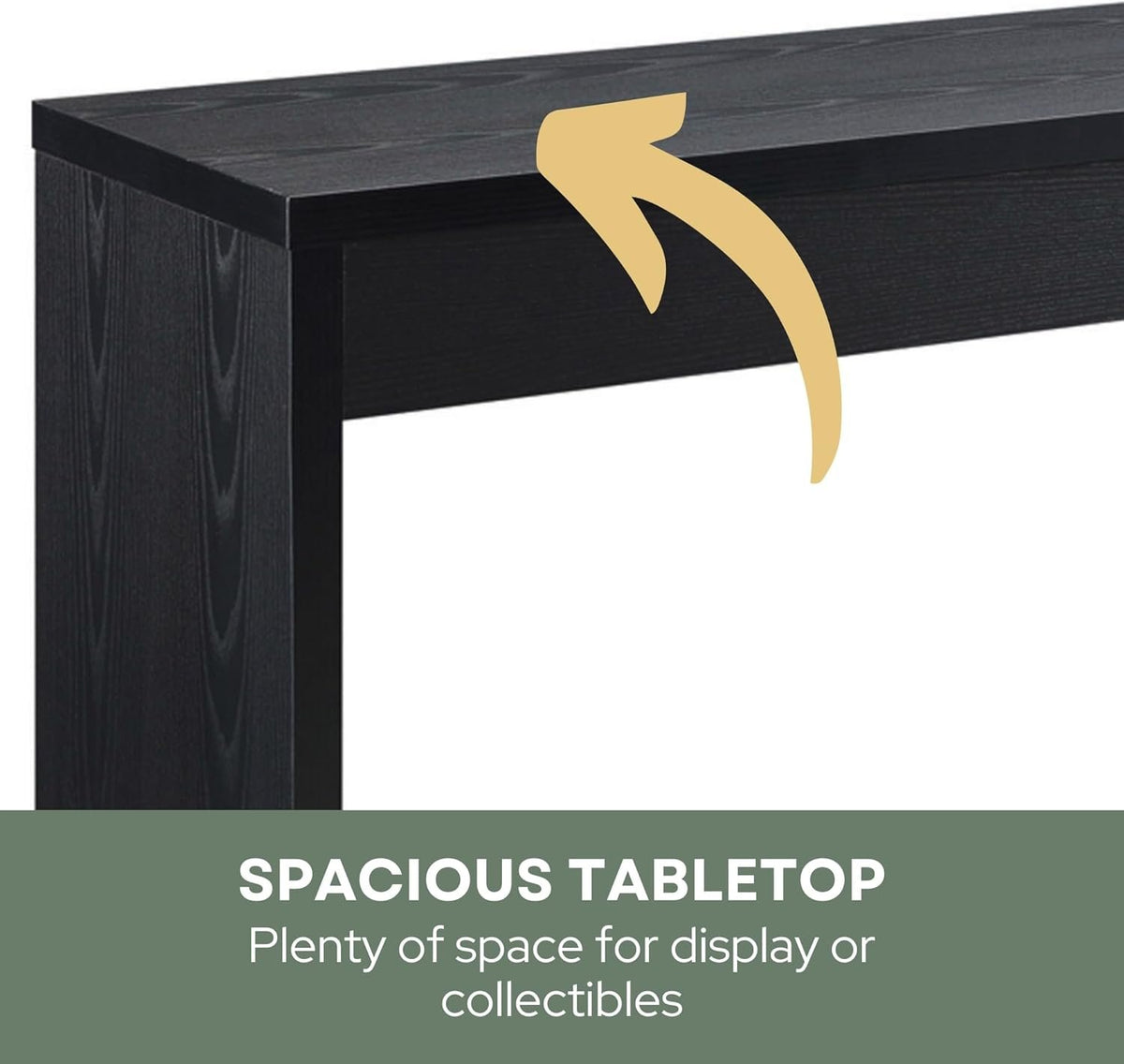 Contemporary Console Desk Table – Color Variants (48"L x 15.5"W x 28"H)