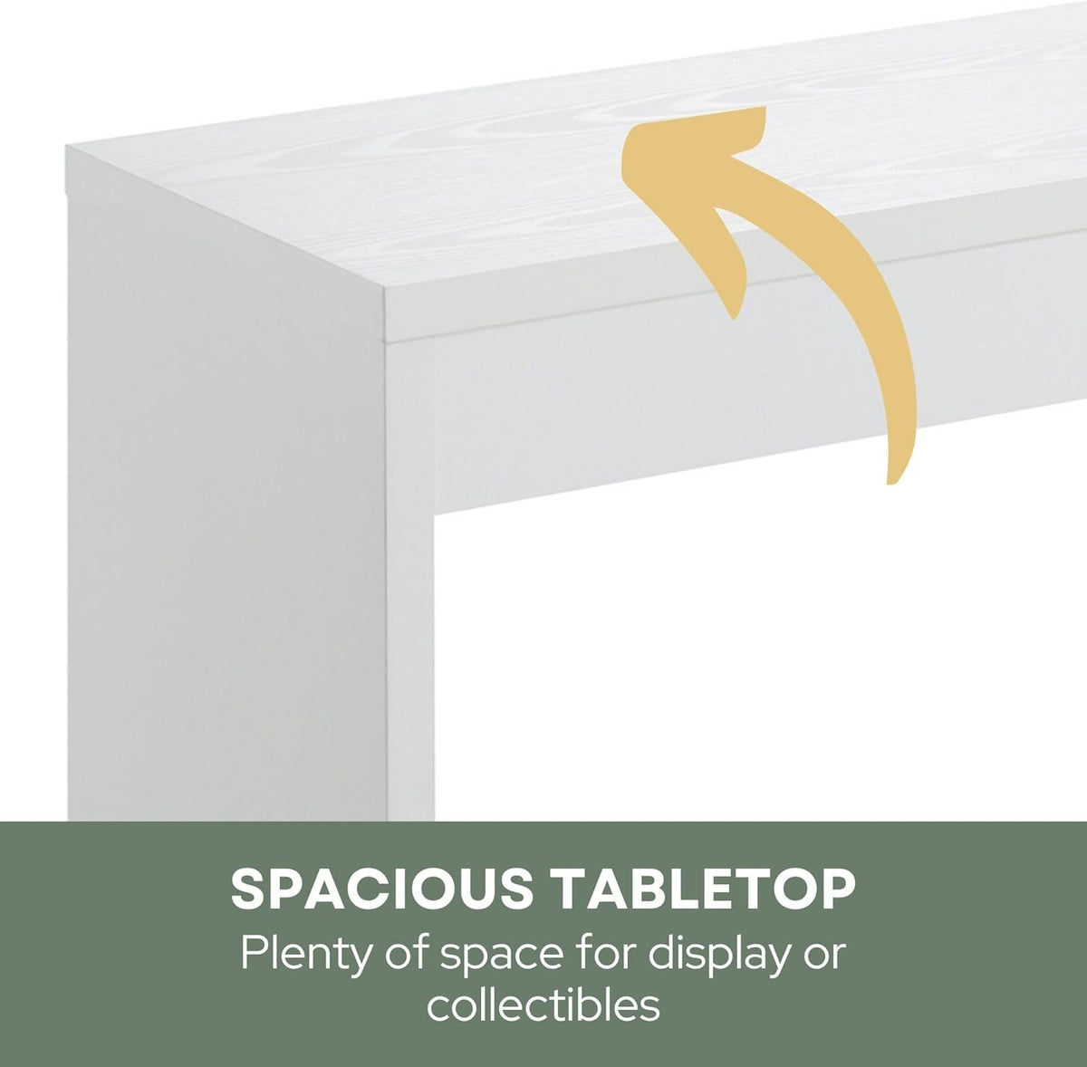 Contemporary Console Desk Table – Color Variants (48"L x 15.5"W x 28"H)