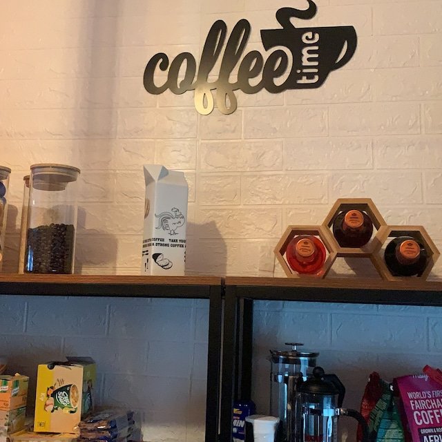 Coffee Time Sign for Decor, Premium Quality