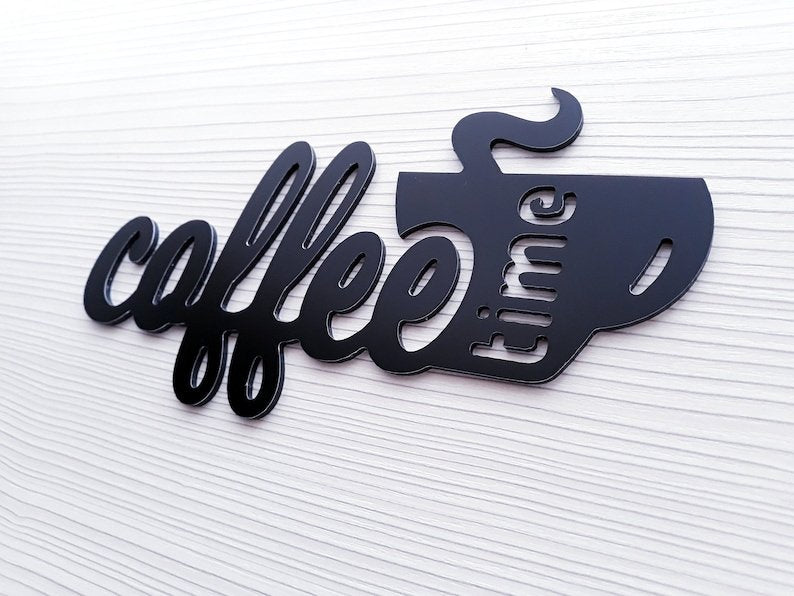 Coffee Time Sign for Decor, Premium Quality
